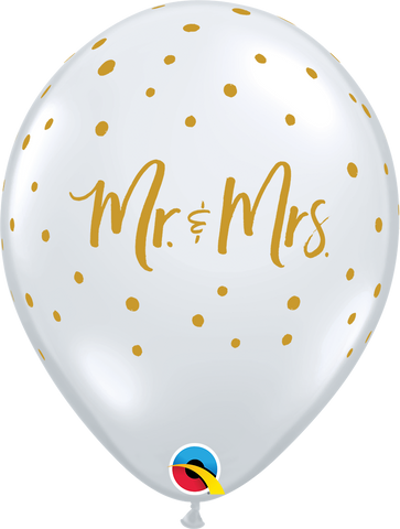 Mr & Mrs Latexballon Set, 28cm