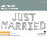 JUST MARRIED Folienballone