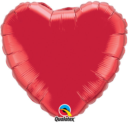 Herz Folienballon rot