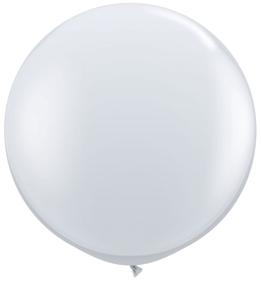 Ballon XL Riesenballon 90cm Latex Naturlatex abbaubar in transparent durchsichtig für Hochzeit, Party, Babyshower Kindergeburtstag mit Helium oder Luft zu befüllen kann zusätzlich mit Konfetti gefüllt werden