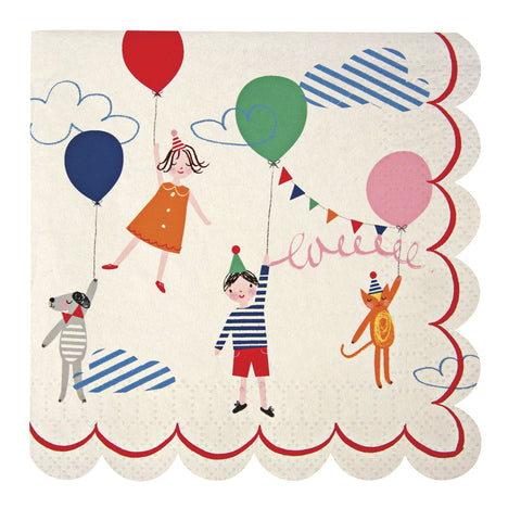 Up Up and Away Party Serviette by Meri Meri