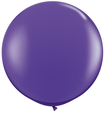 Riesenballon 90cm Latex Naturlatex abbaubar in Lila für Hochzeit, Party, Kindergeburtstag mit Helium oder Luft zu befüllen