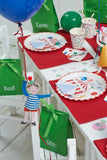 Partyset mit Papierteller im Zirkus Design für deine Kinderparty. Passende Teller und Becher gibt es auch dazu!