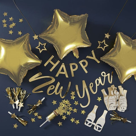 HAPPY NEW YEAR PARTY IN A BOX DECORATION